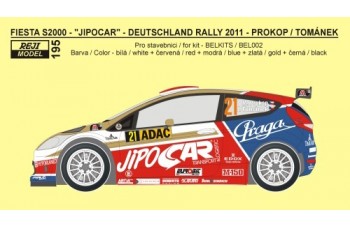 Decal – Ford Fiesta S2000 - Deutschland rallye 2011 – Prokop